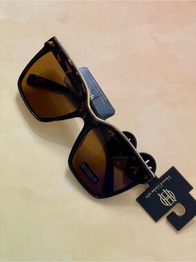 House of Harlow 1960 Tortoiseshell Cat Eye Square Sunglasses - Brown Lenses
